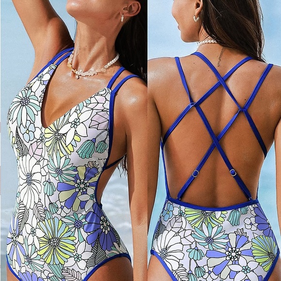 Cupshe Other - Mod Petals Floral One-Piece Swimsuit